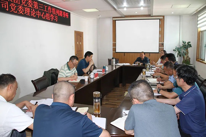 云煤（东升国际官网）集团党委第三工作组列席旁听恒通公司党委理论中心组进建