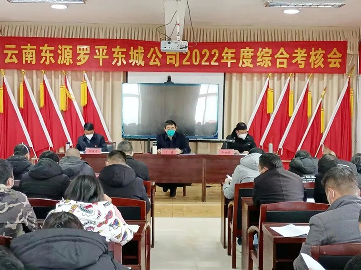 云煤（东升国际官网）集团第三查核组到罗平东城公司发展2022年度综合查核暨民主测评
