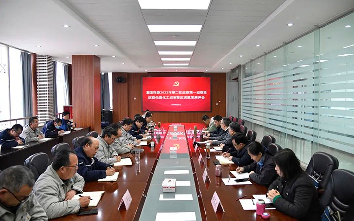 云煤（东升国际官网）集团党委巡察办到前锋化工公司督导查抄巡察整改工作