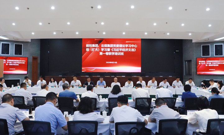 能投集团、云煤集团进行党委理论进建中心组进建暨《习近平经济文选》第一卷联学培训班